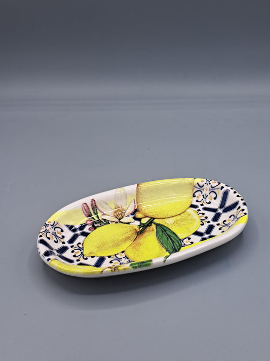 Vassoio ceramica ovale